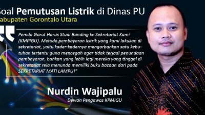 dailypost.id - Nurdin Wajipalu Menanggapi Pemutusan Listrik di Dinas PU Gorontalo Utara