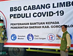 BSG Cab Limboto Serahkan 500 Paket Sembako & APD ke Pemkab Gorontalo