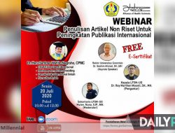 UG Bakal Gelar Webinar : Penulisan Artikel Non Riset untuk Peningkatan Publikasi Internasional