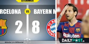 Barcelona FC Dipermalukan Bayern Munchen 2-8 di Perempat Final Liga Champions 2020