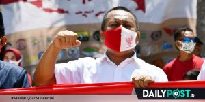 Pembentangan Bendera Sepanjang 500 Meter di Dionumo, Sekda Ridwan: MERDEKA!