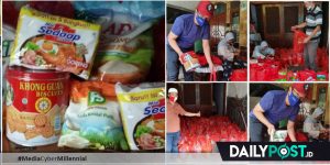 Peserta PKN II Angkatan VII LAN RI Bagikan Ratusan Paket Sembako Bagi Warga Terdampak Covid19