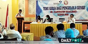 Bupati Darwis Buka Kegiatan Temu Kerja Pengelola GENRE