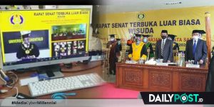 Sejarah Baru! Rapat Senat Terbuka Luar Biasa UG 2020 Gunakan Konsep Daring dan Luring