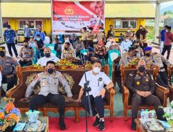 Kasrem 133/NW Hadiri Kegiatan Zoom Meeting Vaksinasi Serentak Indonesia