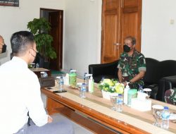 Danrem 133/NW Dengarkan Paparan Program Bank Mandiri Provinsi Gorontalo