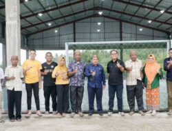 Desa Buluwatu Punya Lapangan Futsal Keren, Wabup Gorut Bangga Dengan Inovasi Kades