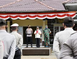 Bupati Indra Yasin Pimpin Apel Gelar Pasukan Lilin-Otanaha Gorut 2021