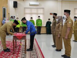Lantik Pejabat Fungsional, Wabup Sergai Harapkan Sesuaikan dan Tingkatkan Kompetensi Diri pada Jabatan Baru.