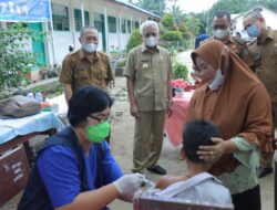 Ini yang Disampaikan Bupati Asahan Saat Meninjau Vaksinasi Anak