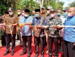 Apresiasi Pembangunan Ruas Jalan di Desanya, Warga Desa Dolok Sagala Gelar Syukuran