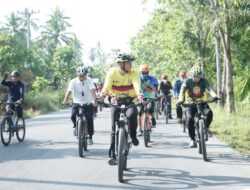 Gowes Bareng Komunitas Sepeda, Ini Pesan Bupati Asahan