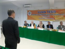 Nelson Didaulat Menjadi Tim Penguji Tesis Program Pascasarjana UNG