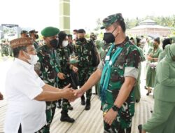 Dampingi Kunjungan Pangdam XIII/Merdeka, Bupati Indra Yasin Harapkan Sinergitas Pemda dan TNI