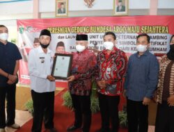 Resmikan Kantor BUMdes Argoyuwono, Bupati: Ini Wujud keseriusan Masyarakat