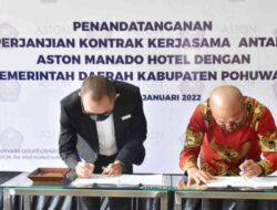 Terkait Jasa Layanan Hotel, Pemda Pohuwato Teken MoU Dengan Pihak Aston Manado Hotel