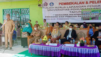 Bupati Saipul Mbuinga Lepas 300 Mahasiswa PKKLP Universitas Pohuwato