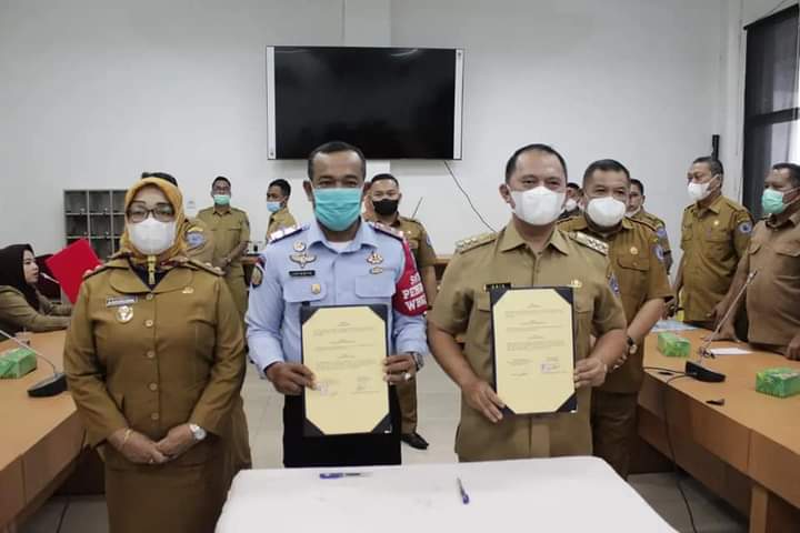 Bupati Erik Tandatangani Nota Kesepahaman dengan Kalapas IIA Rantauprapat 
