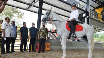 Penuhi Undangan Bupati Darma Wijaya, Wagub Takjub Sergai Punya Pacuan Kuda