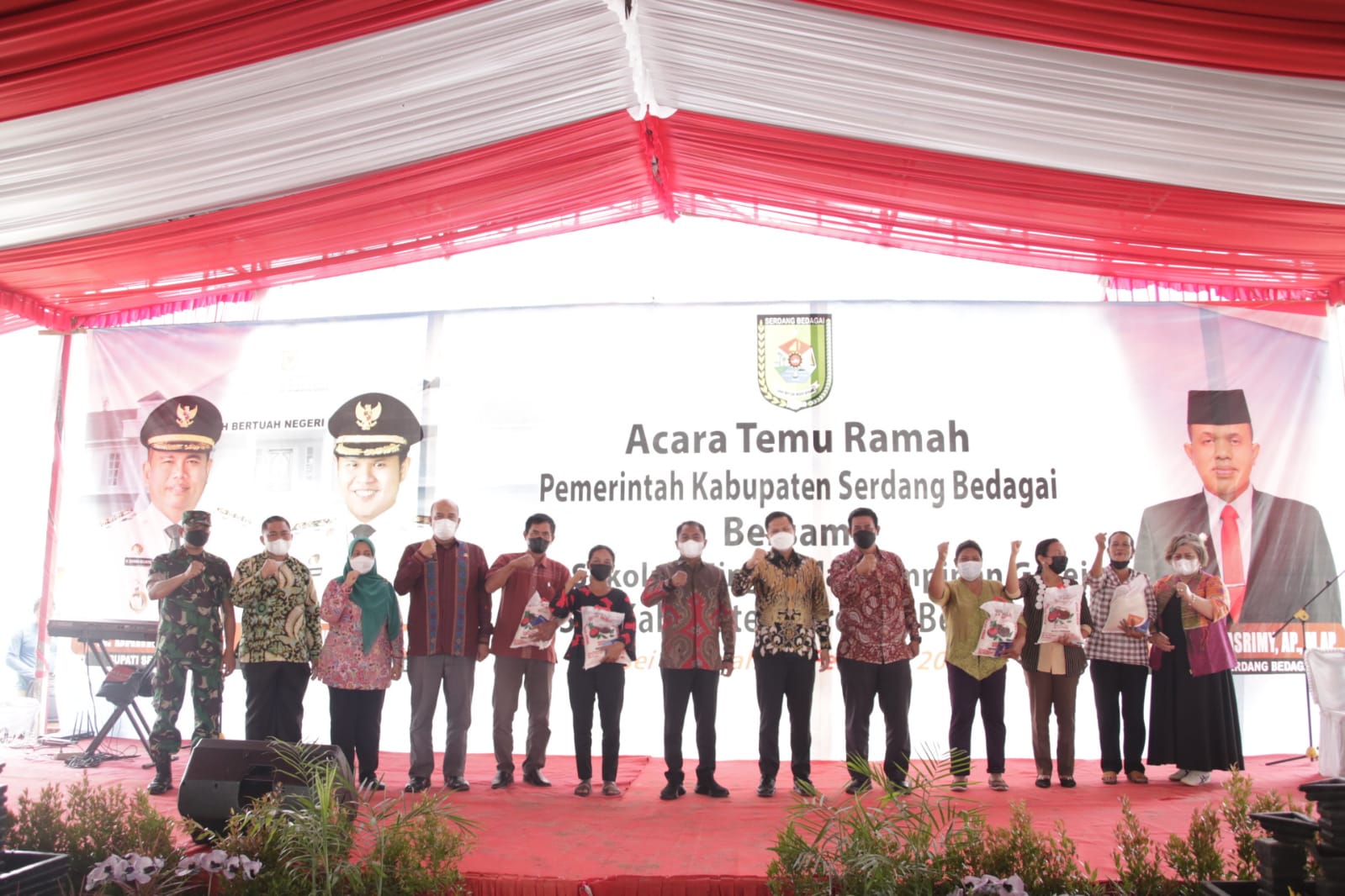 Bupati dan Wabup Sergai Temu Ramah dengan Guru Sekolah Minggu dan Pimpinan Gereja
