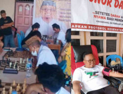 Peringati Hari Lahir Partai, DPC Gerindra Gorut Gelar Donor Darah Hingga Turnamen Catur