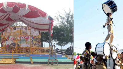 Persiapan Festival Pesona Pantai Pohon Cinta Capai 90%