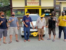 Polisi Amankan 2 Pelaku Penggelapan Mobil di Bone Bolango