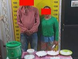 Suami Istri Ditangkap Satres Narkoba Polres Asahan, Begini Kronologisnya
