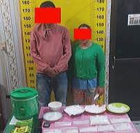 Suami Istri Ditangkap Satres Narkoba Polres Asahan, Begini Kronologisnya