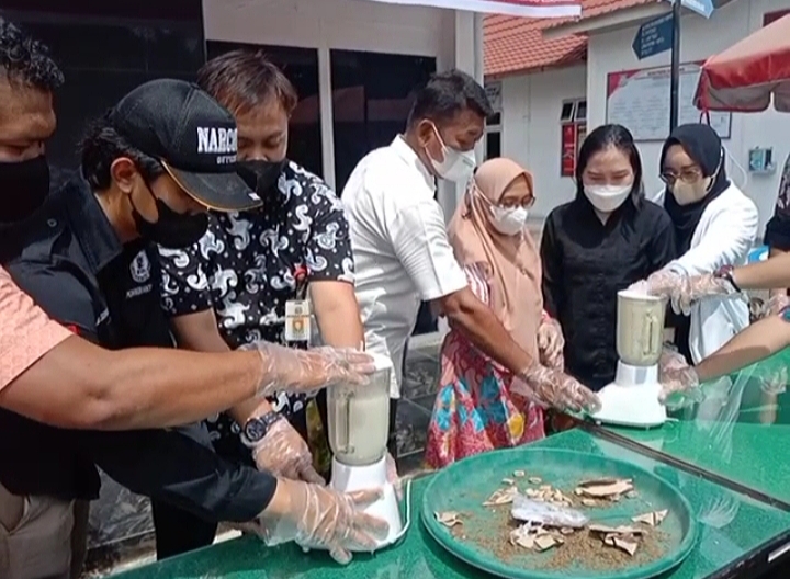 Kejari Asahan Musnahkan BB Narkotika, Ini Jenis dan Jumlahnya