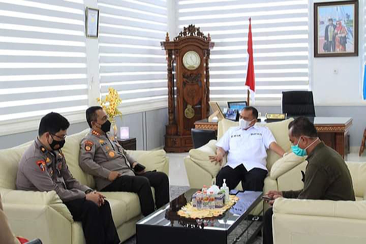 Ini yang Dibahas Dir Pam Obvit Polda Sumut dengan Bupati Labuhanbatu
