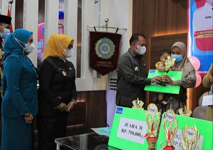 Dinkes Labuhanbatu Gelar Lomba Bayi Sehat Meriahkan Hari Gizi Nasional