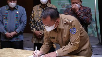 Bersama 14 Kepala Daerah Lainnya, Bupati Labuhanbatu Turut Dukung RAP KSB Provinsi Sumut