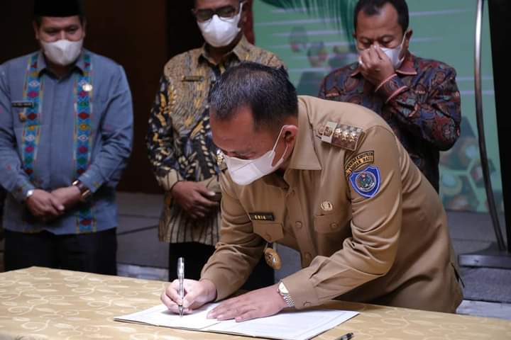 Bersama 14 Kepala Daerah Lainnya, Bupati Labuhanbatu Turut Dukung RAP KSB Provinsi Sumut
