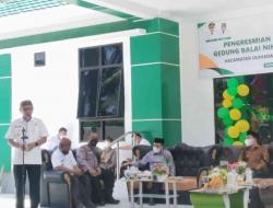 Bupati Saipul Resmikan Gedung Balai Nikah dan Manasik Haji Pohuwato