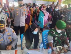 Serbuan Vaksinasi TNI di Wilayah Koramil 02/Marisa Disambut Baik Masyarakat