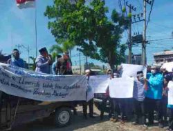 Massa Pendukung Ulama di Sergai Lakukan Aksi Damai