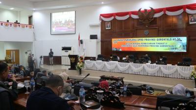 rapat paripurna deprov gorontalo ke-72