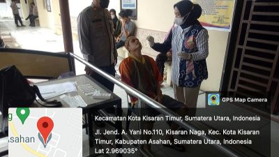 7 Tahanan Polres Asahan Ini Jalani Sweb Rapid Tes Antigen