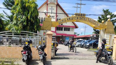 5 Gereja Dijaga, Polres Asahan Berikan Kenyamanan Umat Nasrani Ibadah Jumat Agung di Kisaran
