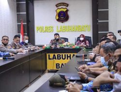 Wabup Labuhanbatu Ikut Rakor Virtual dengan Kapolri Hadapi Lebaran