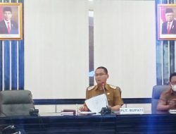 Plt. Bupati Thariq Modanggu Kecewa Atas Kinerja OPD Terkait Hasil Evaluasi Vaksinasi