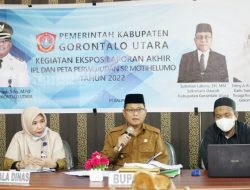 Plt Bupati Gorut Buka Kegiatan Laporan Akhir IPL dan Peta Perwujudan SP Motihelumo