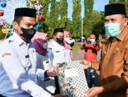Apel Perdana Awal Bulan, Bupati Anas Jusuf Bawa Kabar Gembira