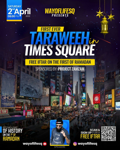 Ukir Sejarah, Salat Tarawih Berjamaah di New York City