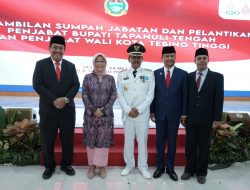 Wabup Asahan Hadiri Pelantikan Penjabat Bupati Tapteng dan Walikota Tebing Tinggi