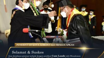 Marten Taha Sah Bergelar Doktor: Tidak ada Kata Terlambat untuk Belajar!