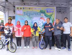 Bupati dan Wabup Labuhanbatu Gowes Bersama Komunitas Pecinta Sepeda