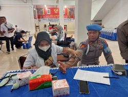 Sambut HUT Bhayangkara ke-76, Polres Asahan Gelar Donor Darah