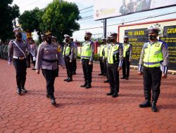 Wakapolres Asahan Pimpin Apel Operasi Patuh Toba 2022, Ini Targetnya